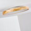 Bagaha Ceiling Light LED Light wood, 1-light source, Remote control