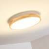 Bagaha Ceiling Light LED Light wood, 1-light source, Remote control