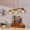 Besancon Pendant Light brown, black, 3-light sources