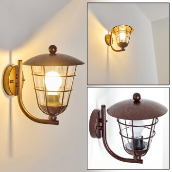 SONVIL Outdoor Wall Light brown, 1-light source