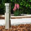 Dakar outdoor pedestal light stainless steel, 1-light source, Motion sensor
