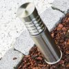 Dakar outdoor pedestal light stainless steel, 1-light source, Motion sensor