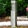 Dakar outdoor pedestal light stainless steel, 1-light source, Motion sensor