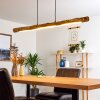 WINTERTHUR Pendant Light LED Light wood, black, 1-light source