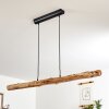 WINTERTHUR Pendant Light LED Light wood, black, 1-light source