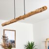 WINTERTHUR Pendant Light LED Light wood, black, 1-light source