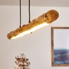 WINTERTHUR Pendant Light LED Light wood, black, 1-light source