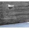 Lutec BREAD outdoor wall light LED silver, 1-light source, Motion sensor