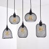 ANEBY Pendant Light black, 5-light sources