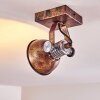 Gudo Ceiling Light brown, bronze, 1-light source