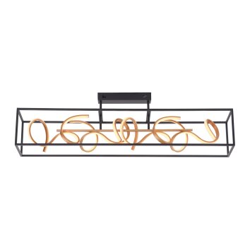 Paul Neuhaus SELINA Ceiling Light LED black, 4-light sources