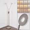 GULKANA Floor Lamp LED matt nickel, 2-light sources