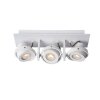 Ceiling Spotlight Lucide LANDA LED white, 3-light sources