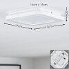 SIGUNA Ceiling Light LED white, 1-light source
