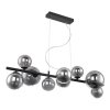 Globo JONDA Pendant Light LED black, 9-light sources