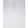 Serien Lighting ZOOM Chandelier LED stainless steel, 1-light source
