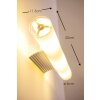 Ideallux CAMERINO AP3 wall light aluminium, 3-light sources