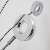 Reality Rennes floor lamp LED chrome, 5-light sources