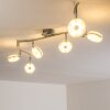 Donot Ceiling Light LED matt nickel, 6-light sources