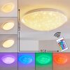 KENDAL Ceiling light LED white, 1-light source, Remote control, Colour changer