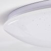 KENDAL Ceiling light LED white, 1-light source, Remote control, Colour changer