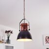 FIEBERBRUNN Pendant Light copper, black, 1-light source