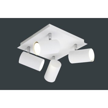 Trio 8024 ceiling light white, 4-light sources