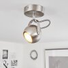 GADMEN Ceiling Light chrome, matt nickel, 1-light source