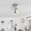 GADMEN Ceiling Light chrome, matt nickel, 1-light source