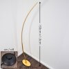 NAGU Floor Lamp LED gold, 1-light source