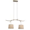 Mantra SABINA Pendant Light brown, 2-light sources
