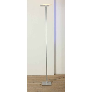 Bopp Flat uplighter LED aluminium, 7-light sources