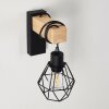 BARBENGO Wall Light brown, black, 1-light source