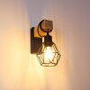 BARBENGO Wall Light brown, black, 1-light source