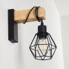 BARBENGO Wall Light brown, black, 1-light source