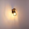 BARBENGO Wall Light brown, black, 1-light source
