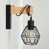 BARBENGO Wall Light brown, black, 1-light source