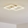 COLOMBERO Ceiling light LED silver, 2-light sources, Remote control