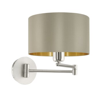 Eglo MASERLO wall light matt nickel, 1-light source
