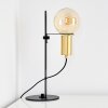 KIREHITO Table Lamp gold, brass, black, 1-light source
