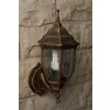 Rabalux Nizza outdoor wall light gold, brass, transparent, clear