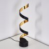 REZAT Table Lamp LED black-gold, 1-light source