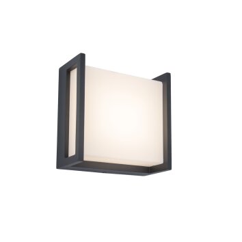 Lutec QUBO Outdoor Wall Light anthracite, 1-light source