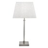 Table Lamp Searchlight SIENA matt nickel, transparent, clear, white, 1-light source