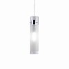 Ideal Lux FLAM Pendant Light chrome, 1-light source