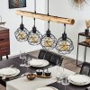 Bacabal Pendant Light Light wood, black, 4-light sources