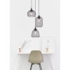 Pendant Light Globo ANYA black, 3-light sources
