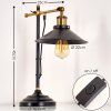 Gudem Table Lamp black-gold, 1-light source