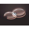 Ceiling Light Trio Leuchten WIZ CITIZEN LED matt nickel, 2-light sources, Remote control, Colour changer