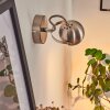 GADMEN Wall Light chrome, matt nickel, 1-light source